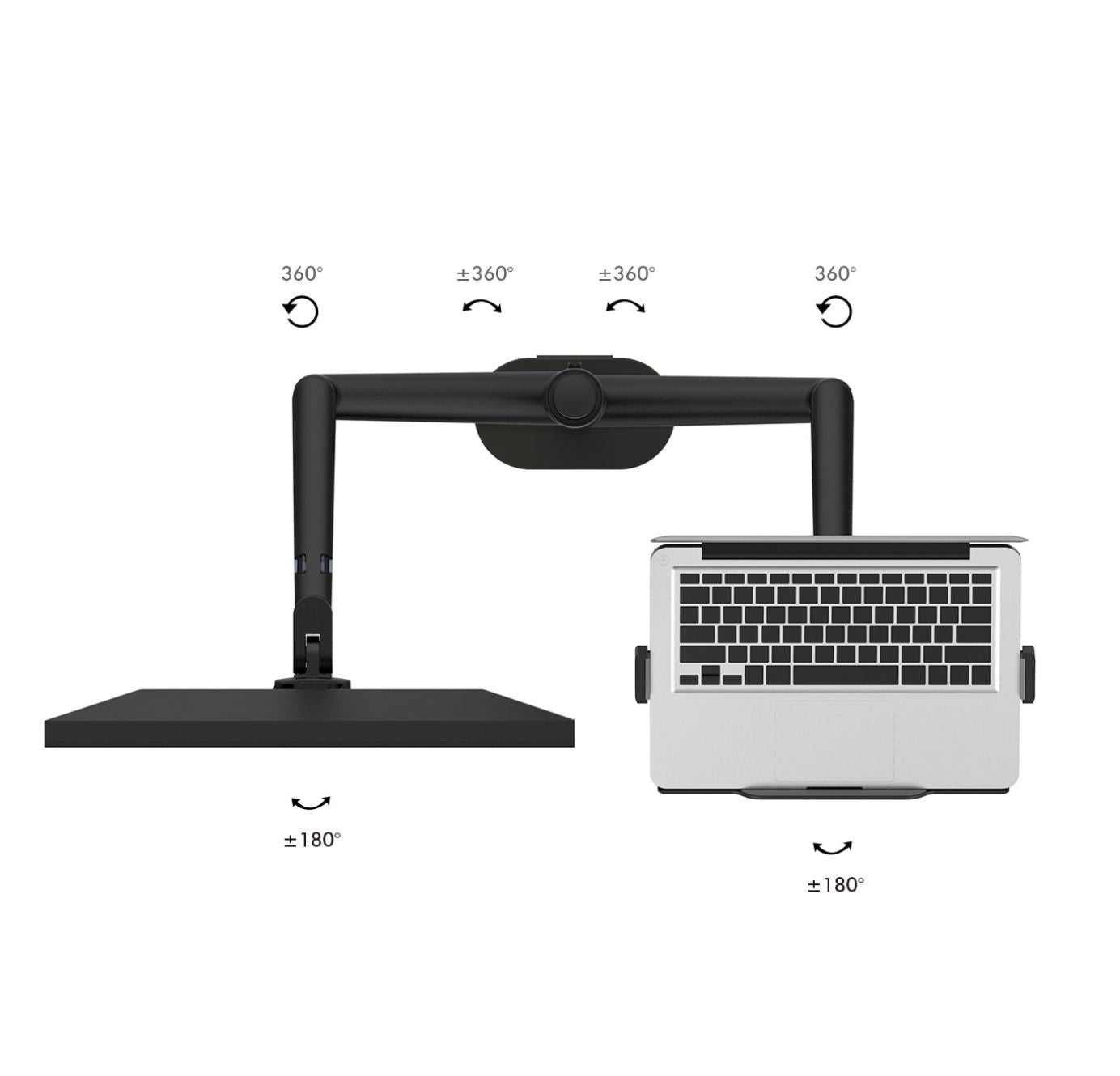 Bras articulé écran et pc portable - MHARMLAPTOP (ALB)