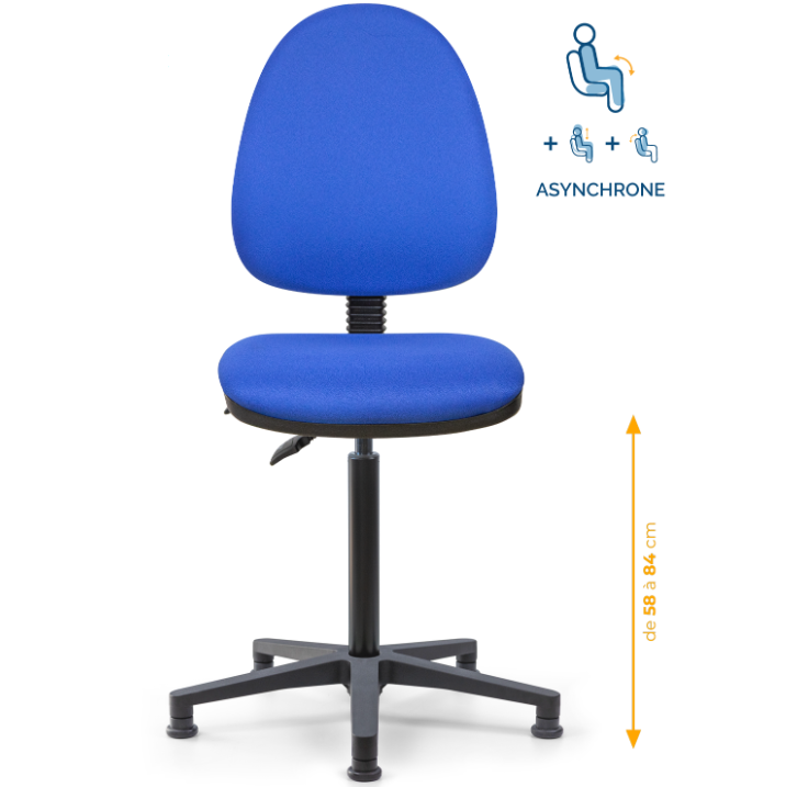 chaise de caisse, siège de caisse, chaise agent de caisse, chaise caissière, siège de caisse ergonomique, chaise en tissu de caisse, chaise supermarché, mobilier de bureau, Besançon