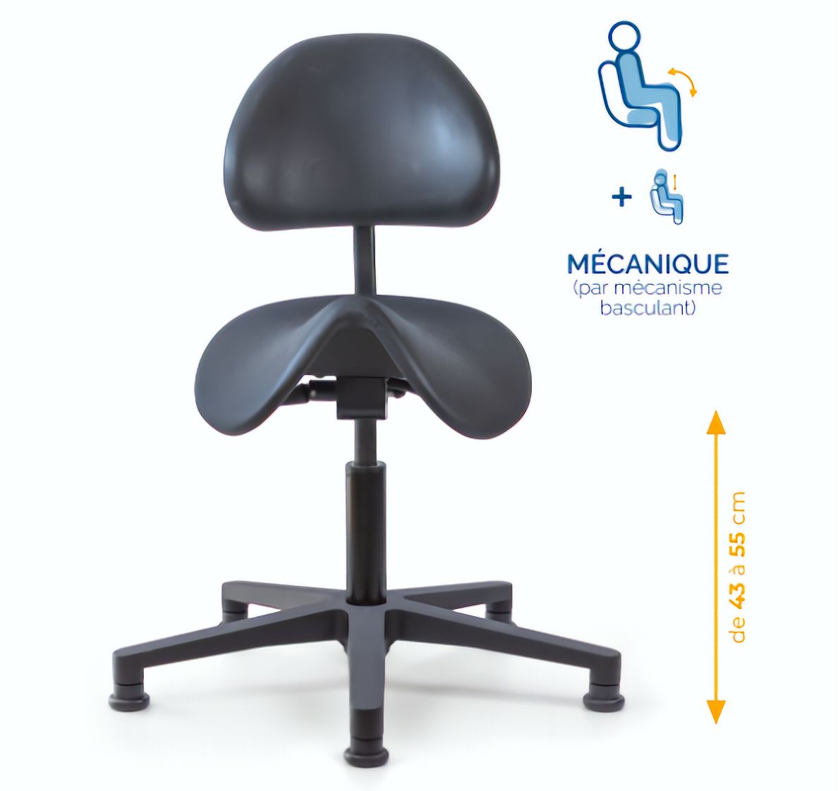 Chaise polyuréthane, Chaise atelier polyuréthane, chaise pour atelier polyuréthane, siège pour atelier, siège atelier polyuréthane, mobilier de bureau, Besançon