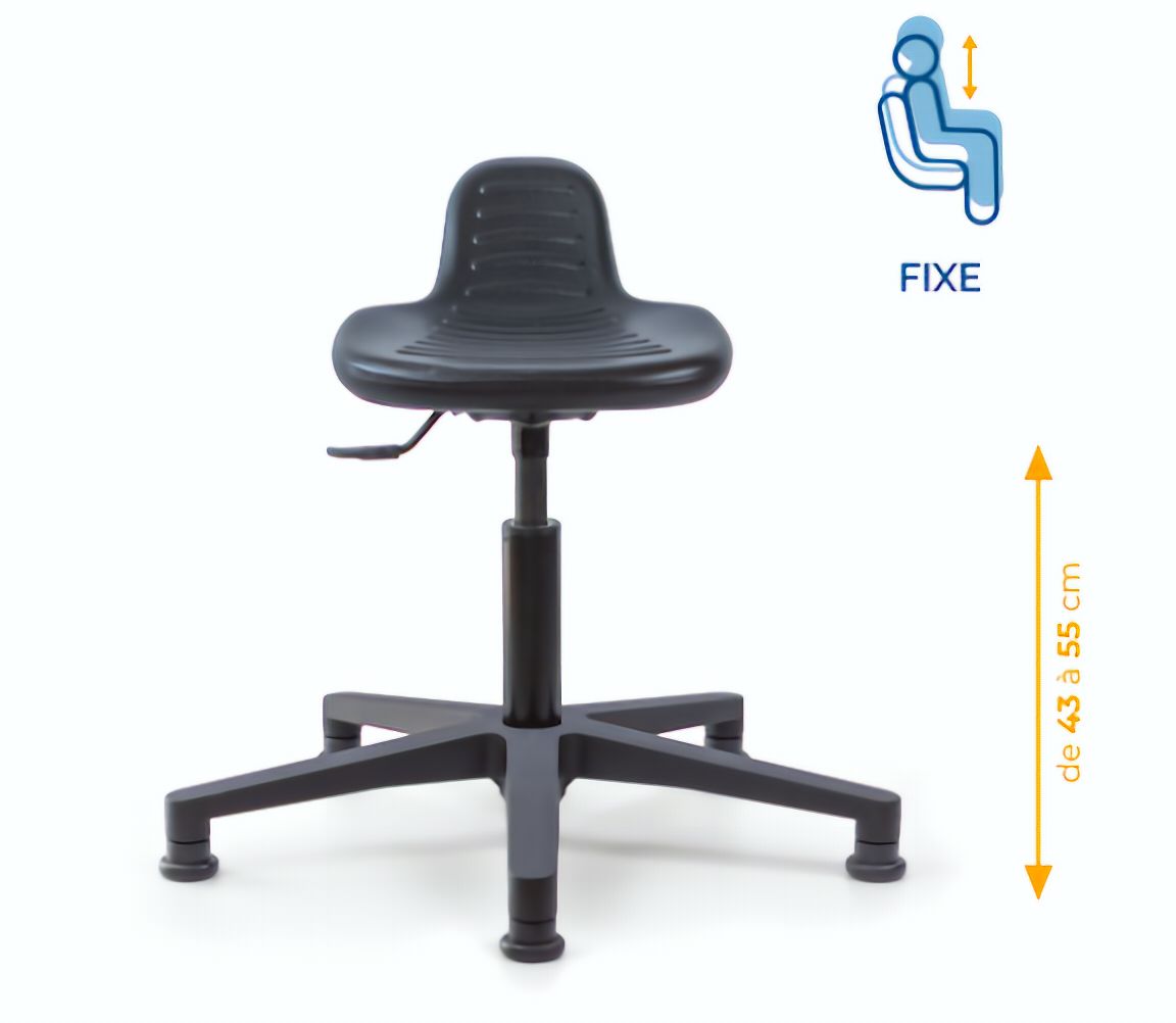 Assis-debout; chaise; chaise atelier; siège atelier