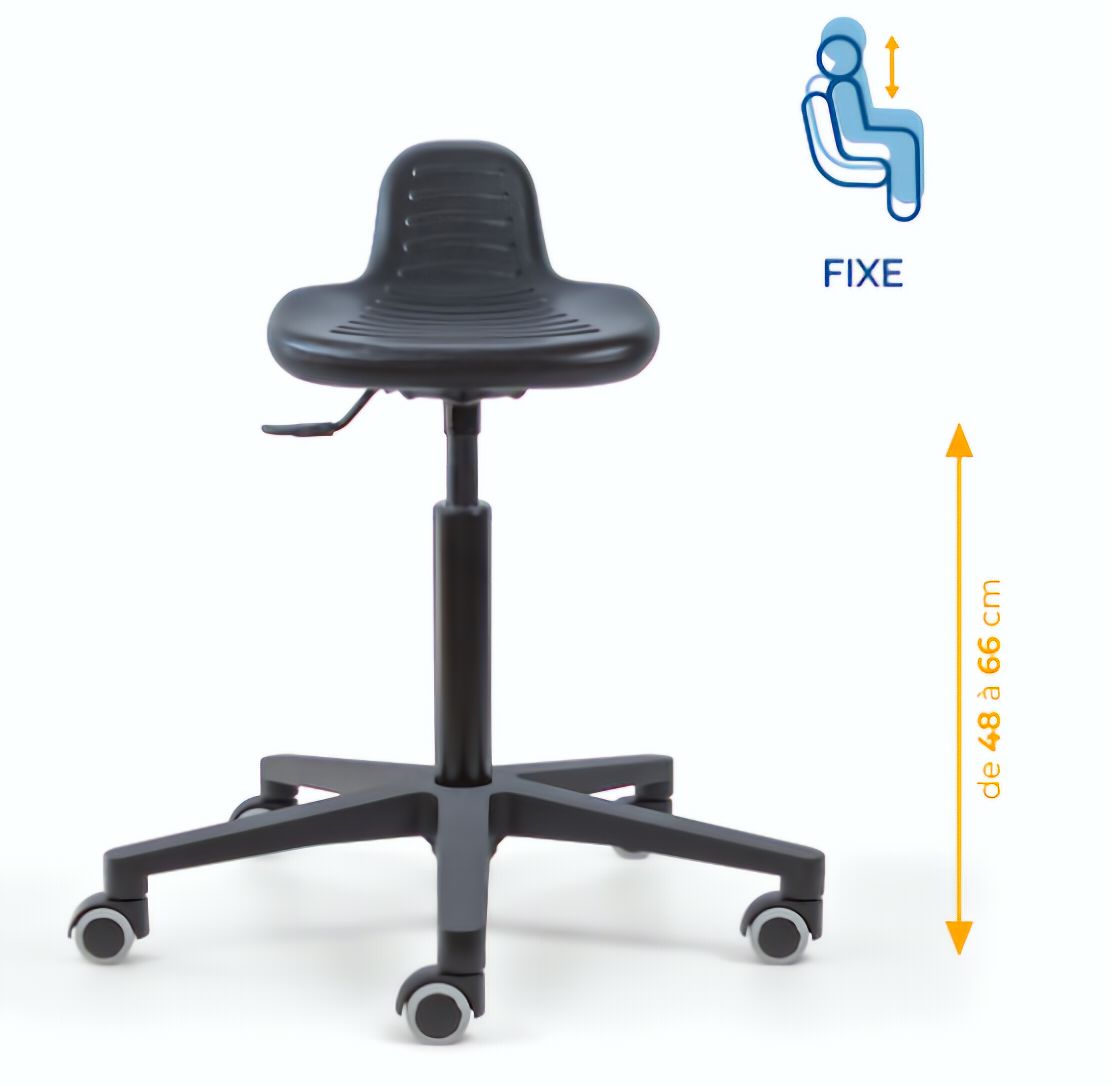 Assis-debout; chaise; chaise atelier; siège atelier