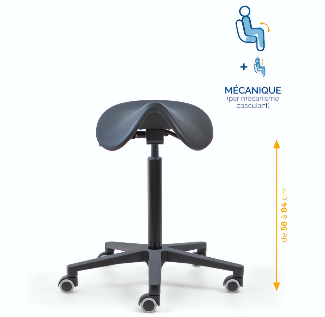 Chaise polyuréthane, Chaise atelier polyuréthane, chaise pour atelier polyuréthane, siège pour atelier, siège atelier polyuréthane, mobilier de bureau, Besançon