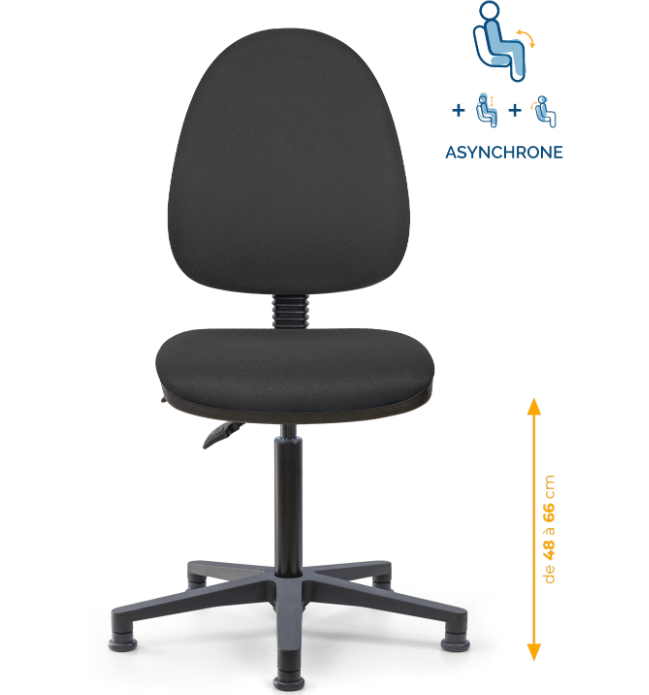 chaise de caisse, siège de caisse, chaise agent de caisse, chaise caissière, siège de caisse ergonomique, chaise en tissu de caisse, chaise supermarché, mobilier de bureau, Besançon