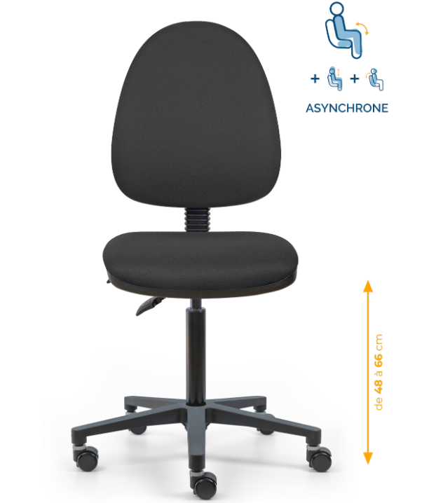 chaise de caisse, siège de caisse, chaise agent de caisse, chaise caissière, siège de caisse ergonomique, chaise en tissu de caisse, chaise supermarché, mobilier de bureau, Besançon