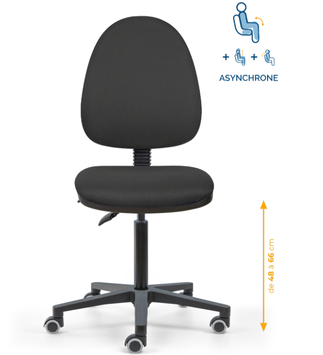 chaise de caisse, siège de caisse, chaise agent de caisse, chaise caissière, siège de caisse ergonomique, chaise en tissu de caisse, chaise supermarché, mobilier de bureau, Besançon