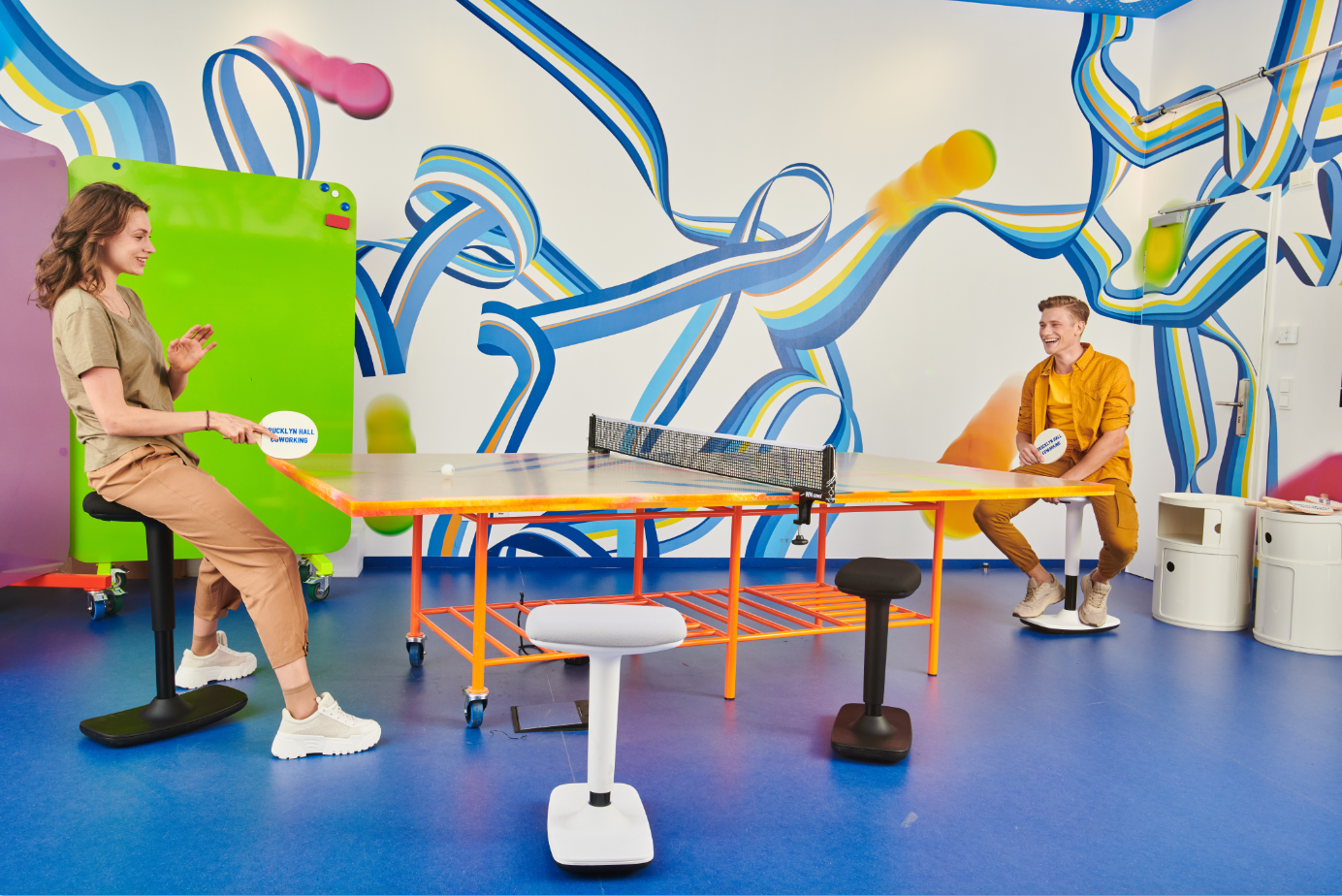 Tabouret assis debout ergonomique Swift