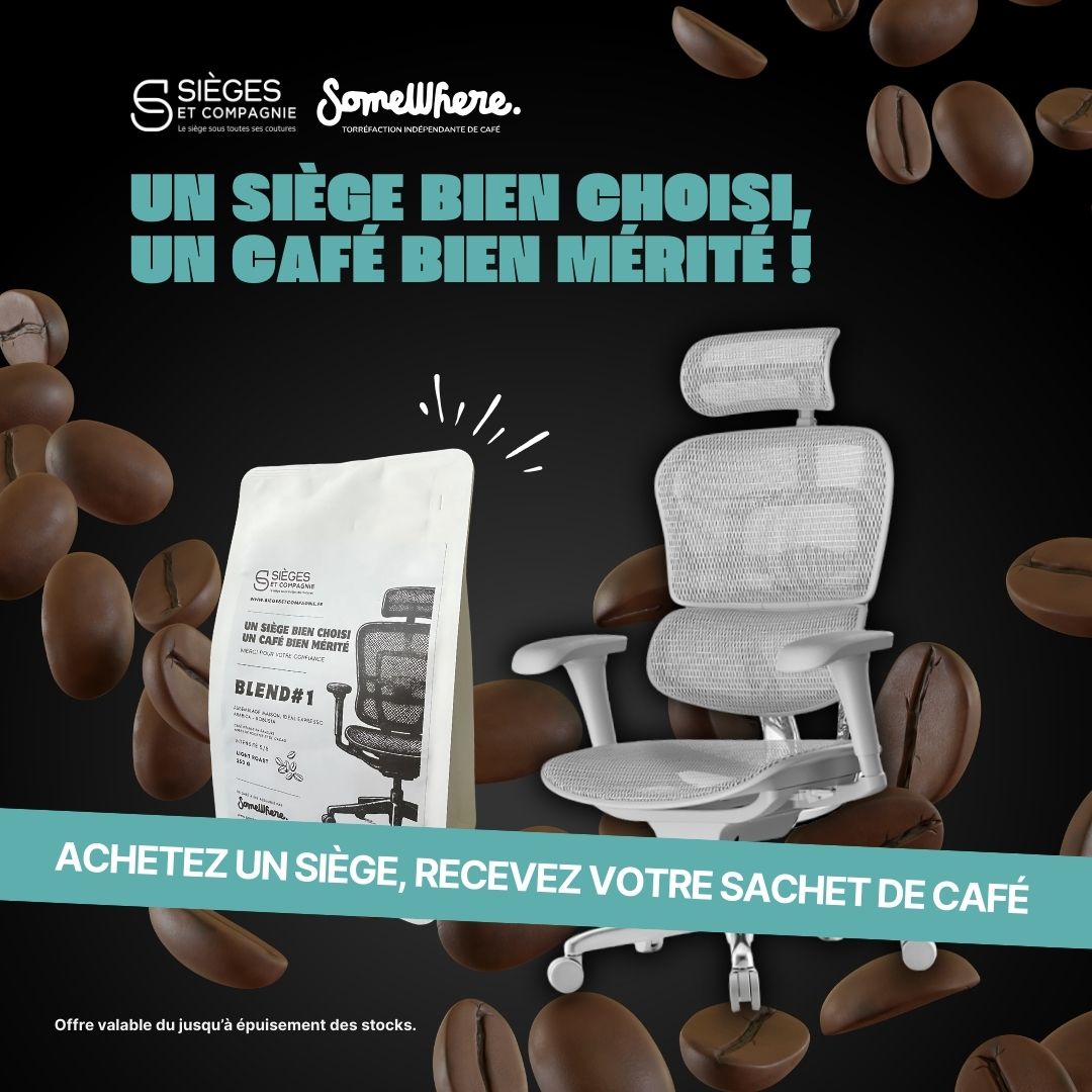 Un siège bien choisi, un café bien mérité ! 🎁