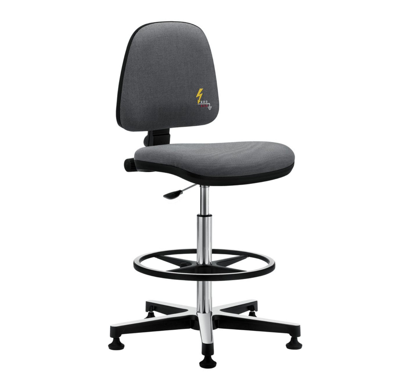 Chaise antistatiques patins avec repose-pieds - GREF 215 (GRE)