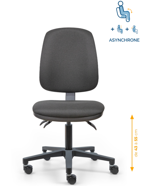 chaise de caisse, siège de caisse, chaise agent de caisse, chaise caissière, siège de caisse ergonomique, chaise en tissu de caisse, chaise supermarché, mobilier de bureau, Besançon